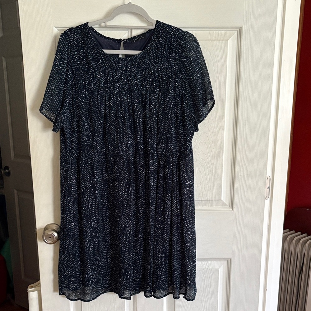 Very J Navy Blue Dress